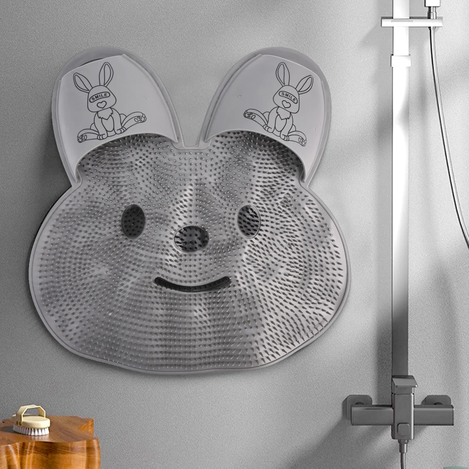 

Ковер Нескользящий коврик для ванной Аксессуары для ванной комнаты Чистка тела Отшелушивающее средство для мытья ног Многофункциональный массаж для душа