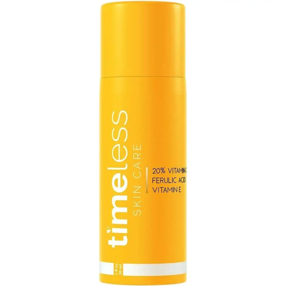 Suero de ácido ferúlico Timeless para el cuidado de la piel, suero blanqueador antiarrugas Brigin para el rostro, maquillaje a granel, 30ml, 20% de vitamina C + E, 1 caja, 2 cajas, 5 cajas