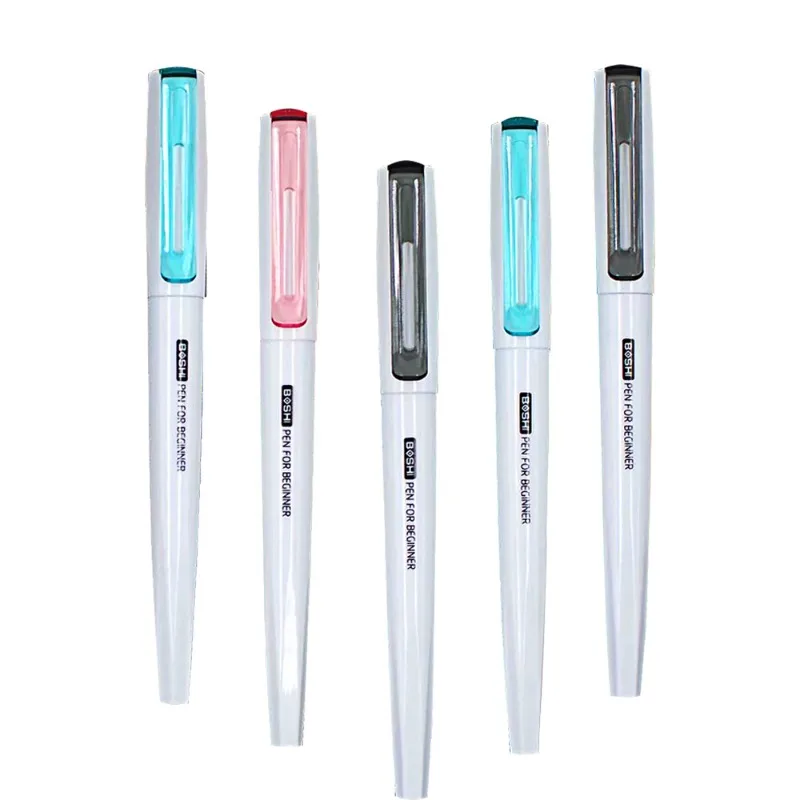 New Popular Boshi BFP8166 Fountain Pens 4-Color Can Be Used For Student Writing Tools Gift Business Office Stationery Supplies