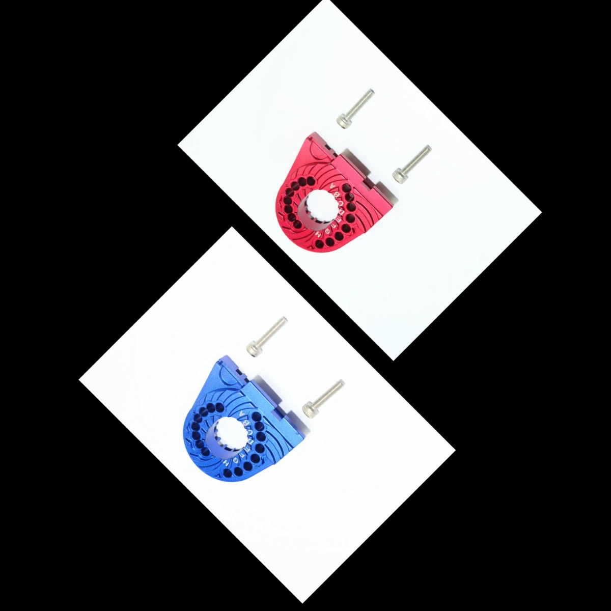 GPM ALUMINUM DOUBLE SIDED MOTOR MOUNT PLATE WITH HEAT SINK FINS For 1/10 TRX4 DEFENDER TRAIL CRAWLER-82056-4