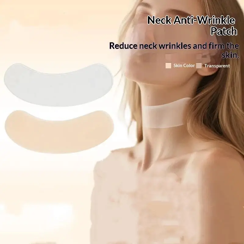 Silicone Transparent Anti Wrinkle Patches For Neck Lift Tapes Pads Forhead Eye Checklift Reusable Use At Work Or Sleeping〔HMA58〕