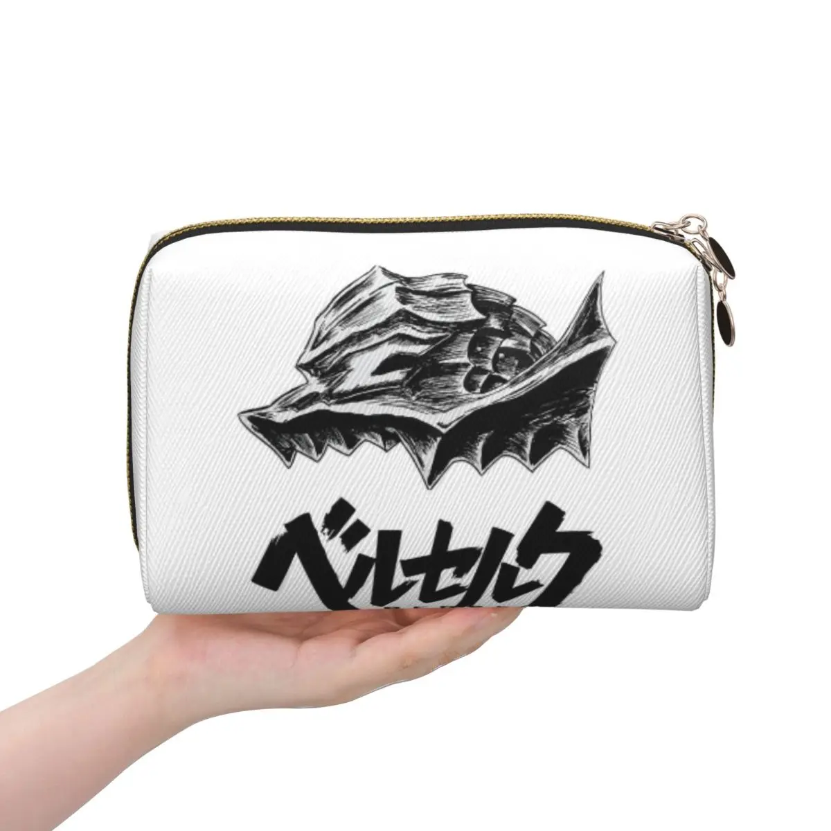 Berserk Sacrifice Mark Demon Sword And Magic Women Cosmetic Bags Travel Makeup Organizer Pouch Toiletry Storage Dopp Kit Box