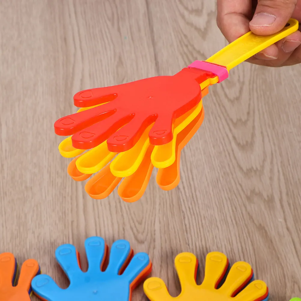 

Creative Hand Clappers For Kids Parties Cheering Noise Makers Colorful Clapper Toys Props