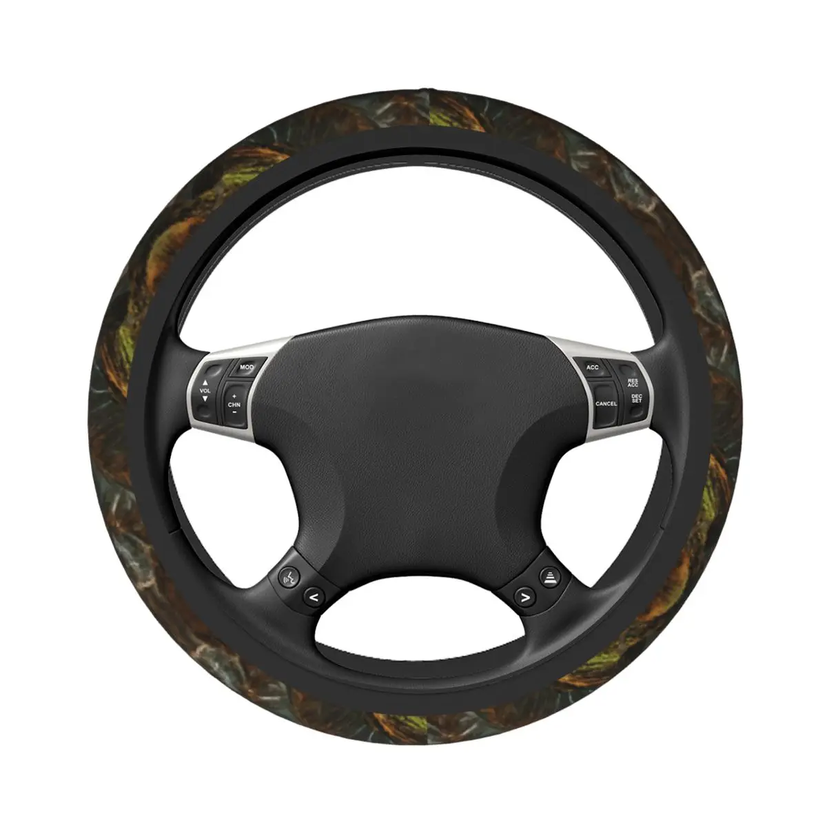 Fantasy Floating Castle Car Steering Wheel Cover 38cm Universal Steering Wheel Protective Cover Suitable Interior Accessories