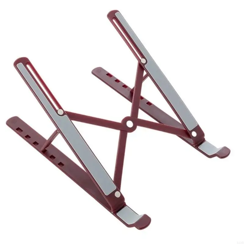 Ergonomic Foldable Laptop Stand Portable Desktop Stand Adjustable 6 Gear Y3ND
