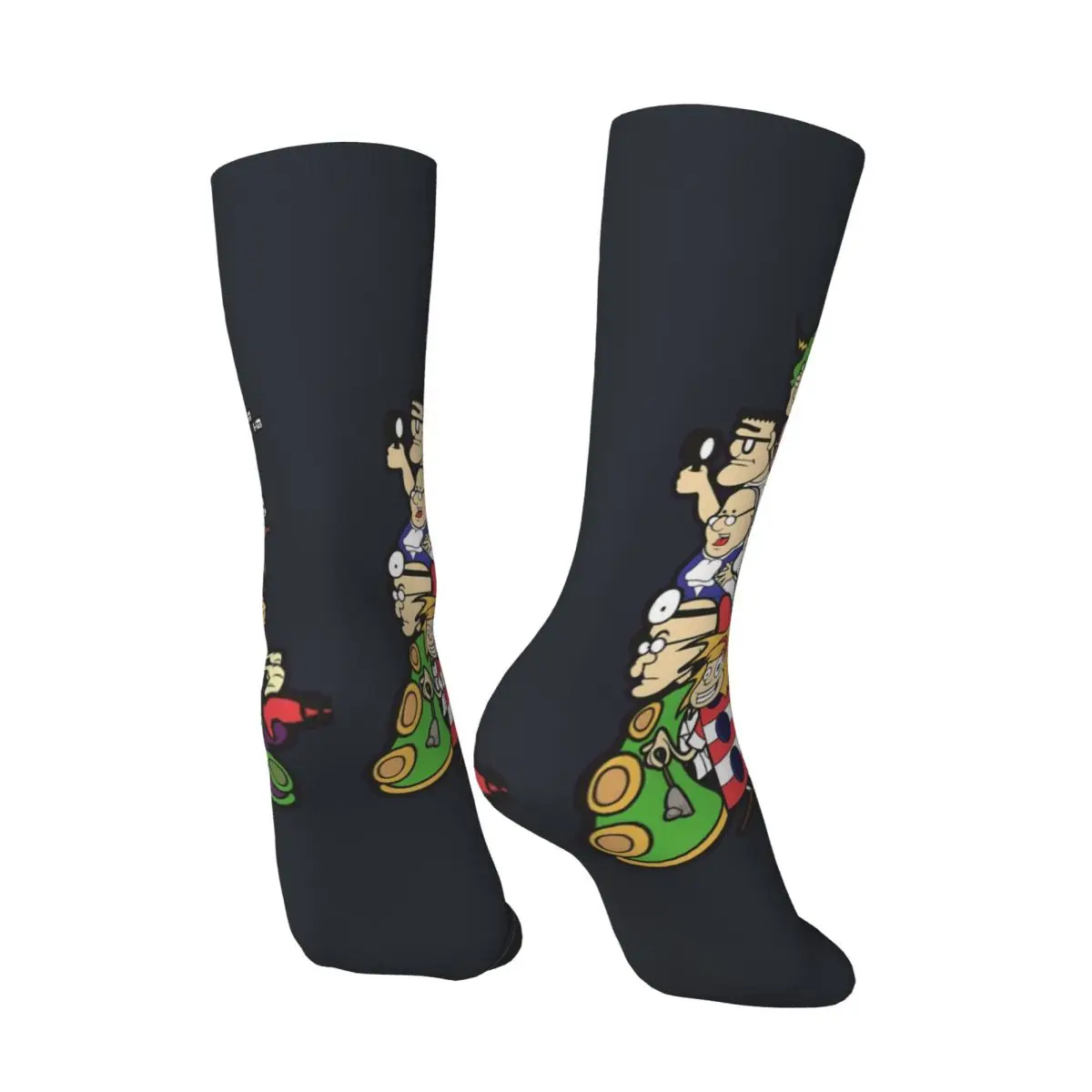 Day At The Mansion In Colour! Sock for Men Day Of The Tentacle Quality Pattern Printed Boys Crew Sock official-website fugees