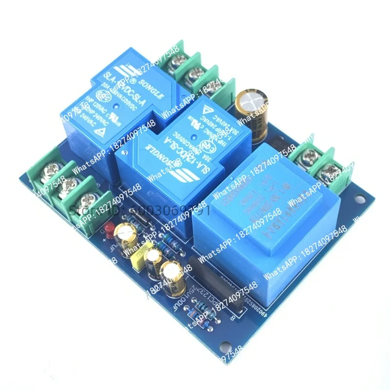 1 piece AC 220V power supply, 2.0 dual-channel 30A high-current speaker protection plate