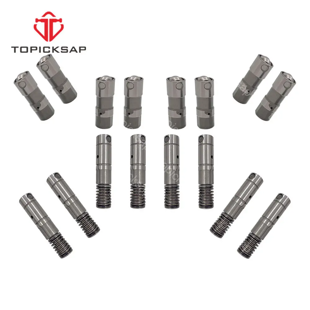 TOPICKSAP 16pcs Valve Tappets Lifters for Buick Cadillac Escalade Chevy Suburban 1500 GMC Pontiac HUMMER 12499225 12645725