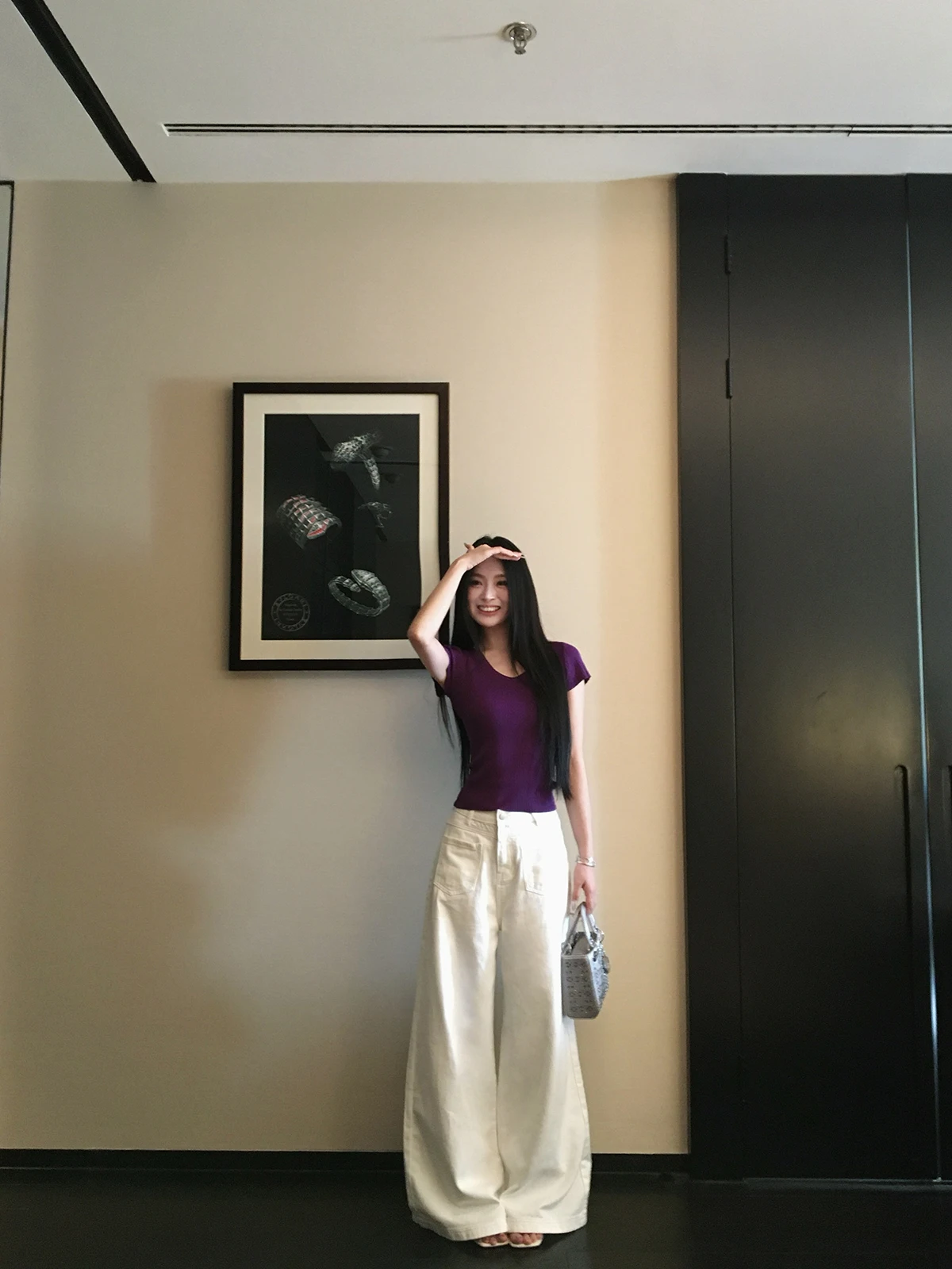 

Женские джинсы с высокой талией и широкими штанинами, новинка ранней осени, утягивающие, желтые, яркие, сохраняющие форму