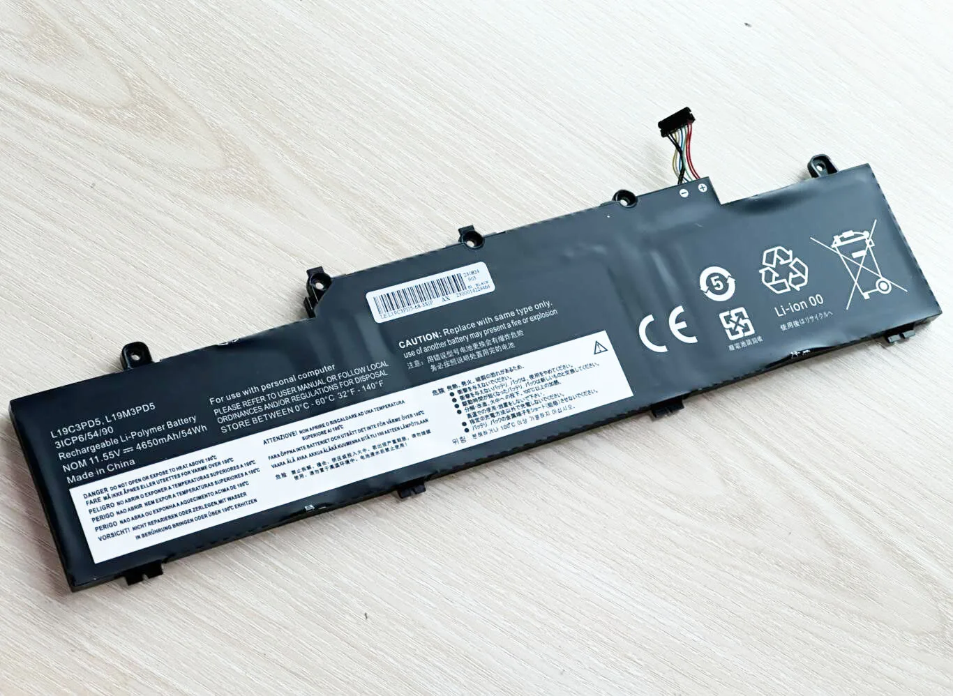 L19D3PD5 Battery For Lenovo ThinkPad E14 E15 GEN2 3 TP00117A L19C3PD5 L19L3PD5 L19M3PD5 L20C3PD4 L20D3PD4 L20M3PD4