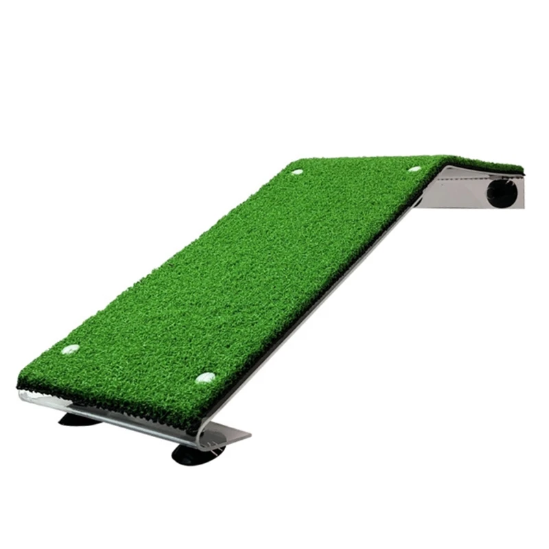 NICEFurniture Reptile Ramp Platform Turtle Basking Rectangular Sunbathing Floating Platform Simulation Natural Lawn Habitat