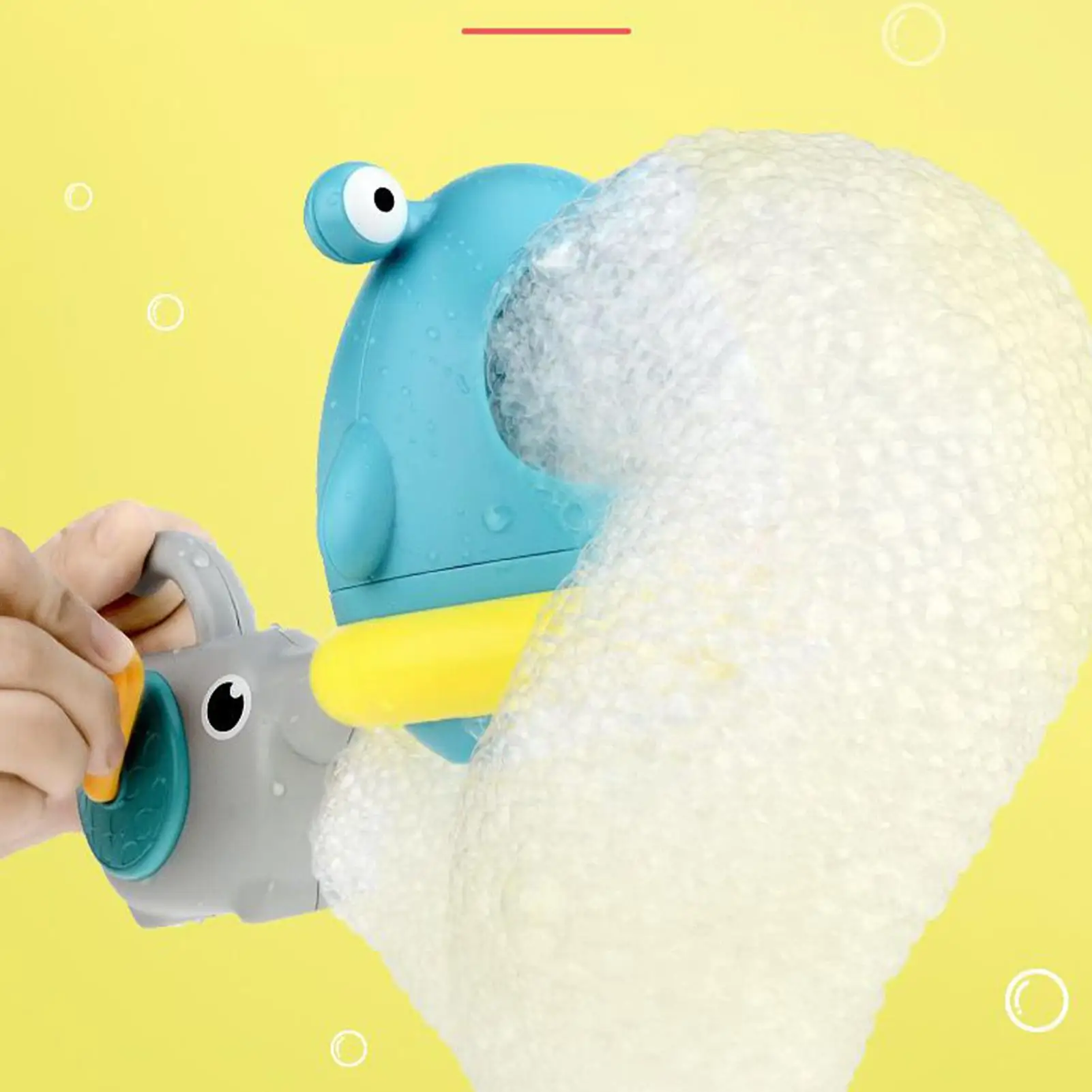آلة فقاعة حوض الاستحمام كراب القرش صانع فقاعات الاستحمام لألعاب استحمام الطفل التفاعلية لقضاء العطلات للأطفال في الحمام وأعياد الميلاد والرعاية النهارية