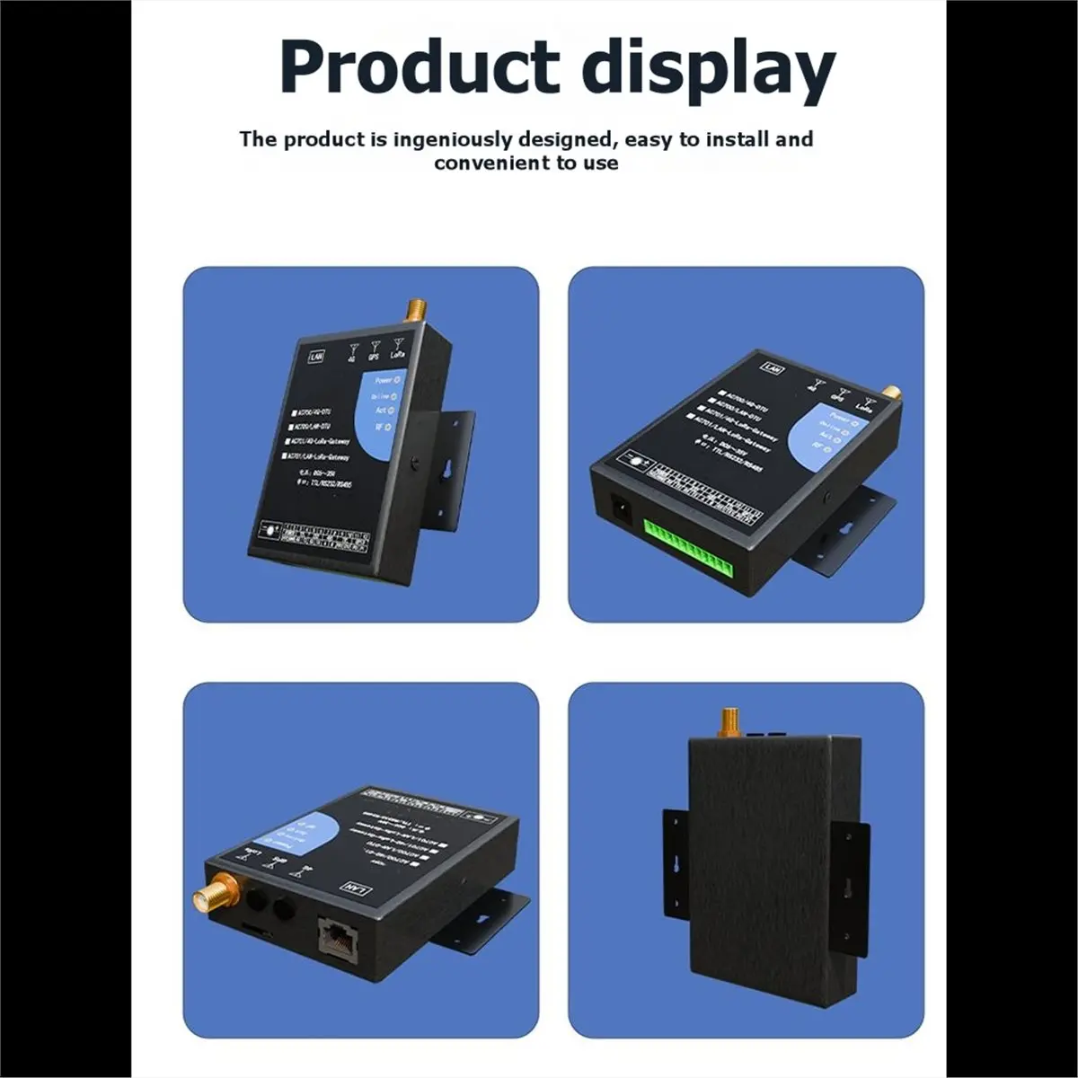 A86G NEW LoRa to 4G Wireless Module for IoT Remote Wireless Data Acquisition and Transmission DTU485/232/TTL
