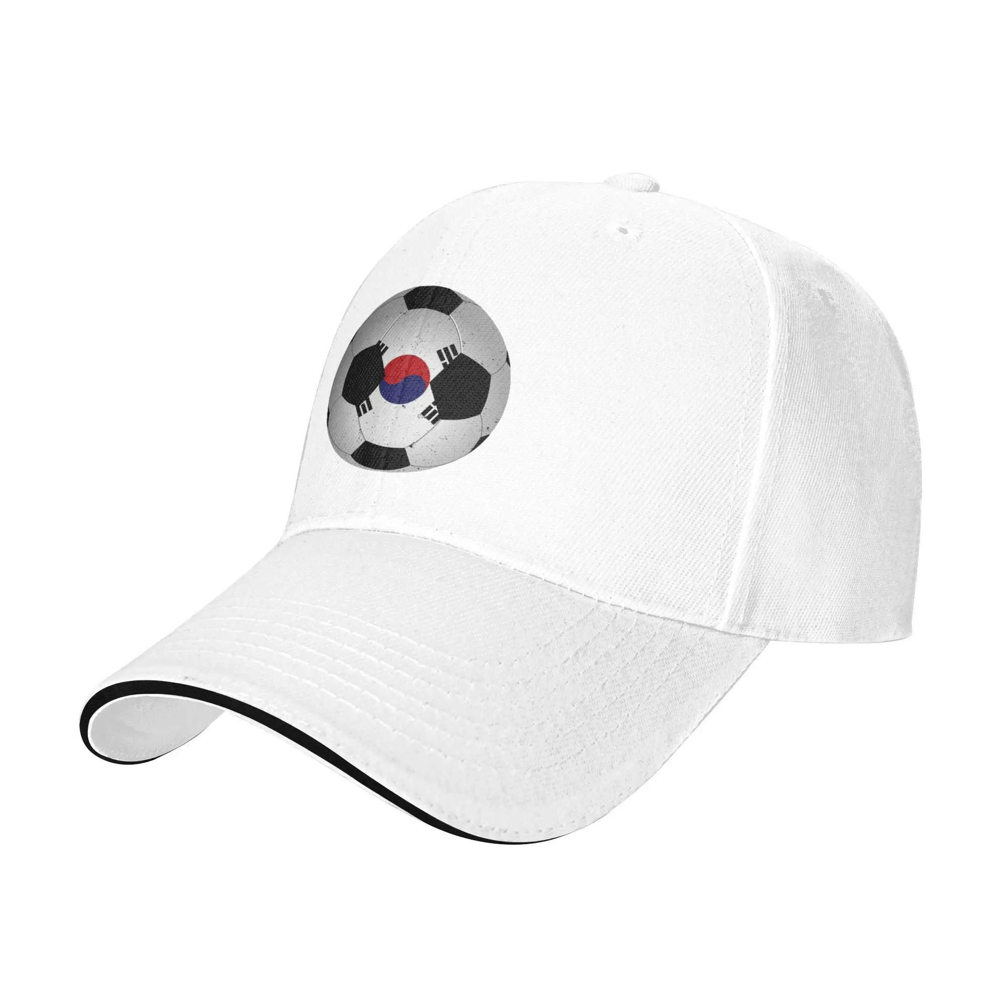 Baseball Cap Soccer South Korea Flag Merch Men Women Baseball Caps  Unique Hats Cap Outdoor Travel Adjustable Fit Snapback Cap