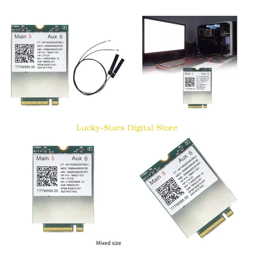 

T3EE 4G Module LT4120 800870-001 WWAN Adapter Card 4G Modem for HP-Laptops