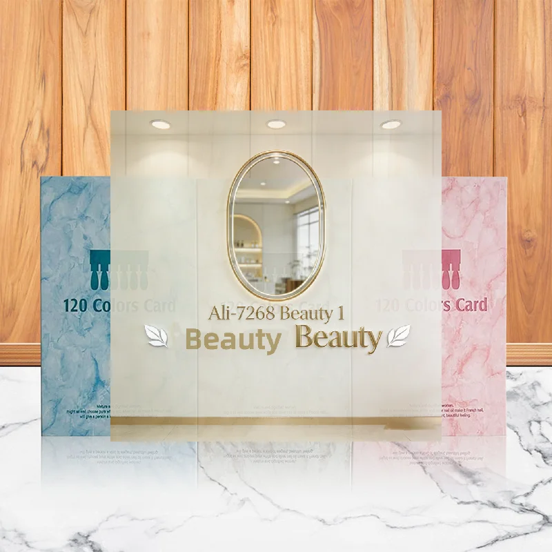 

120/180 Colors Magnetic Fake Nails Tips Display Book Nail Polish Storage Book Nail Styles Showing Book With Fake Nails Tools