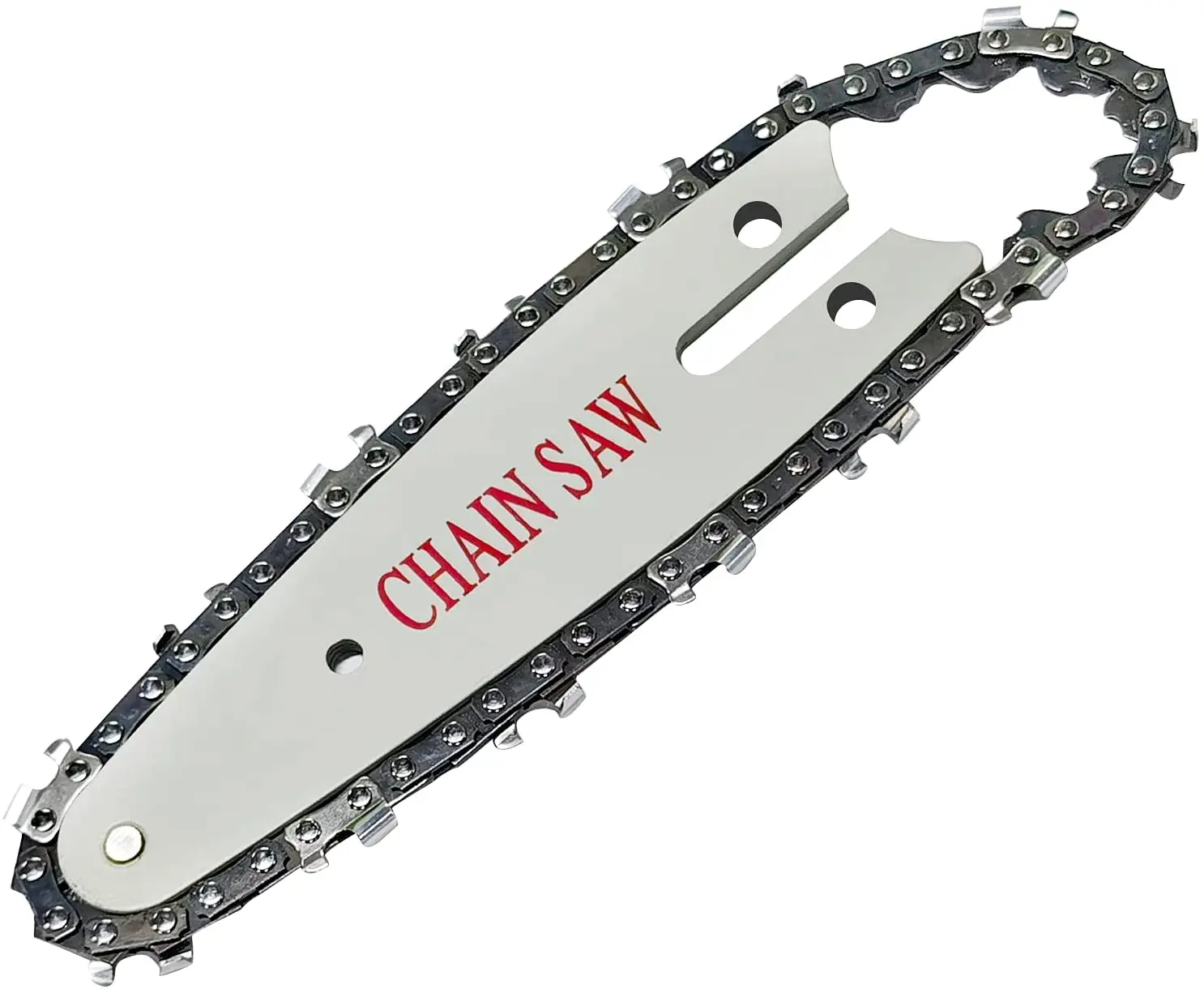 4 Inch Mini Chain Saw Chain Set and Mini Chainsaw Bars Set for 4 Inch Mini Cordless Handheld Electric Chainsaw Smooth Cutting