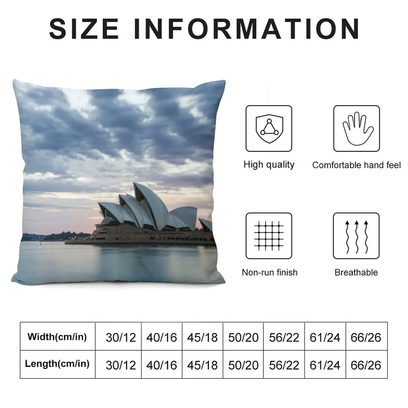 Sydney Sunrise Throw Pillow christmas supplies luxury decor pillow