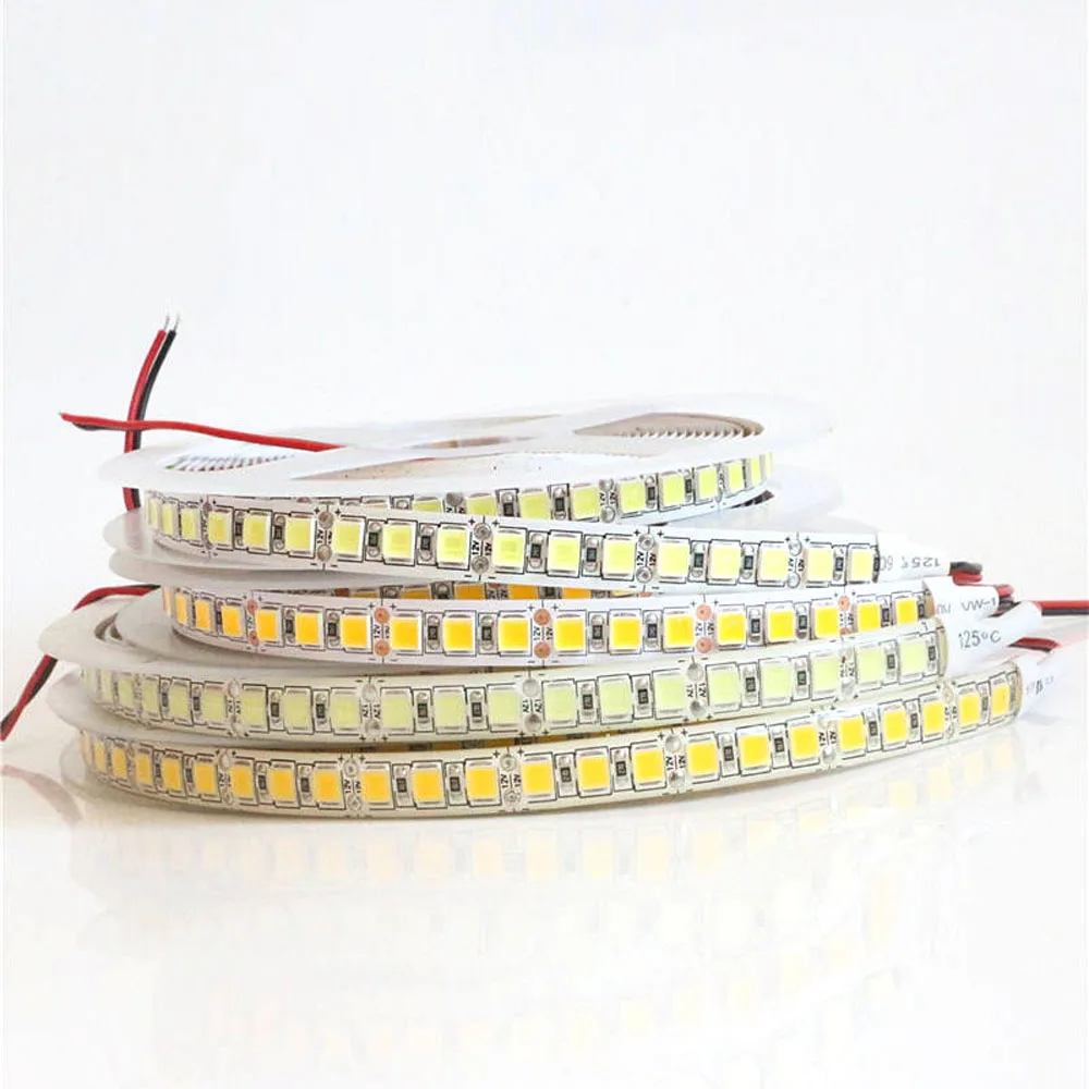 5m 12v 24v High Power LED Strip SMD5054 SMD5050  120 LEDS/M White Warm White Waterproof IP65 IP67 Indoor Outdoor Building Home