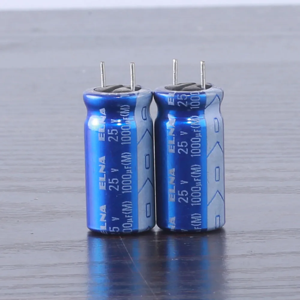 

10pcs ELNA RE3 1000uF 25V 10x20mm electrolytic capacitor short-pin 85ºc