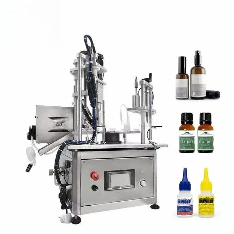 Glass Bottle Water Auto Filling and Capping Machine for Perfume