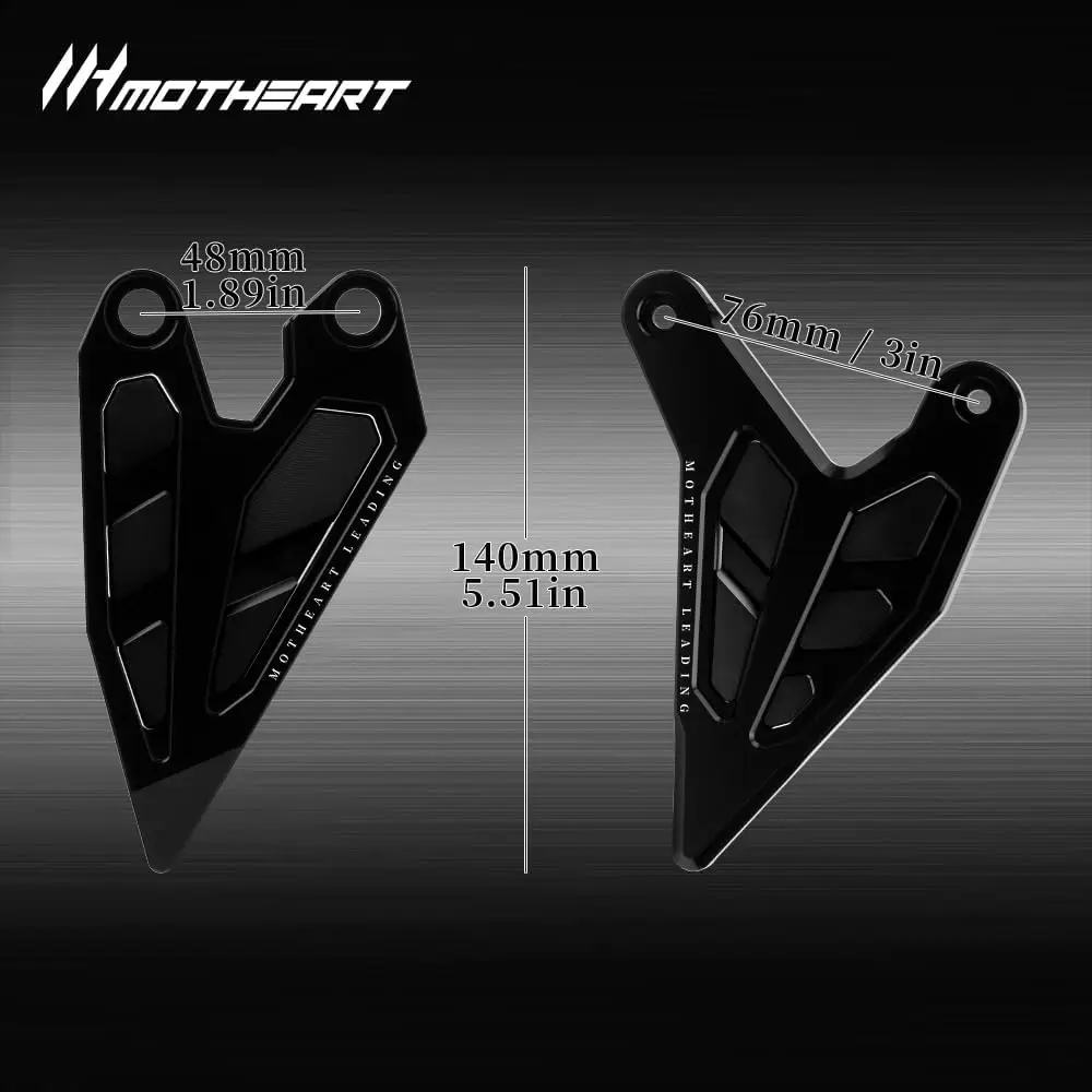 أوتاد قدم للدراجة النارية مع واقي للكعب لـ Z7 Hybrid 2024-2025 Ninja 7 Hybrid 2024-2025 CNC T6 6061 ملحقات مقاومة للحرارة