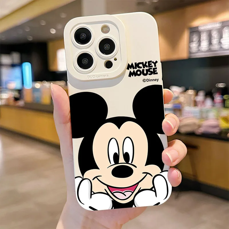 

Cartoon Mickey Minne Phone Case For Samsung Galaxy S25 S24 S23 S21 S22 Ultra Plus A56 A55 A54 A53 A35 A33 A15 A16 A15 5G Cases