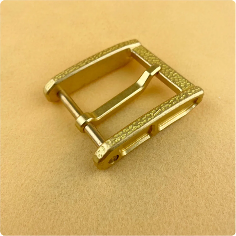 4cm pure copper detachable pin buckle Vintage Solid Brass Belt Buckles For Men Cowboy Belt DIY Accessories Leather Craft