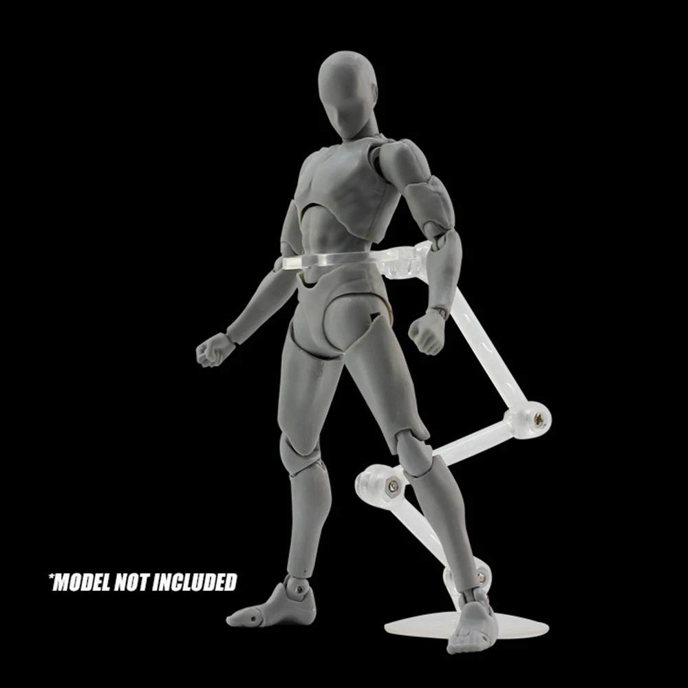 4 Stuks Action Figure Stand Action Base Anime Figuur Voetstuk Ondersteuning Effect Podium voor Figuur Pop Model Display Stand Accessorie