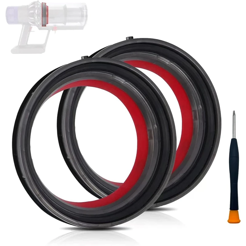 A16F-Dust Bin Top Fixed Sealing Ring For Dyson V10 SV12 Vacuum Dirt Cup Replacement Parts Canister/Dustbin Seal Accessories