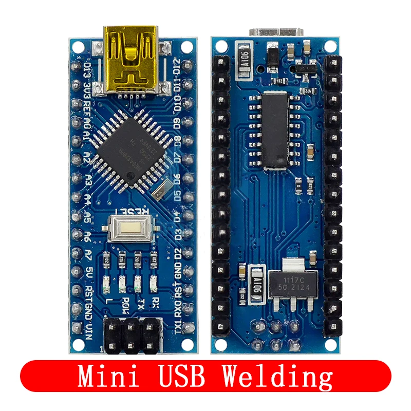 Mini / Type-C / Micro USB Nano 3.0 With the bootloader compatible Nano controller for arduino CH340 USB driver 16Mhz ATMEGA328P