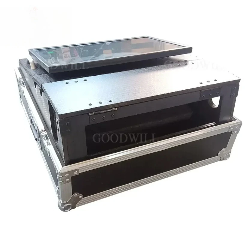 Flight Case Grandma2 Onpc Command Wing Fly Case Marketing Flight Case con materiale hardware Nero