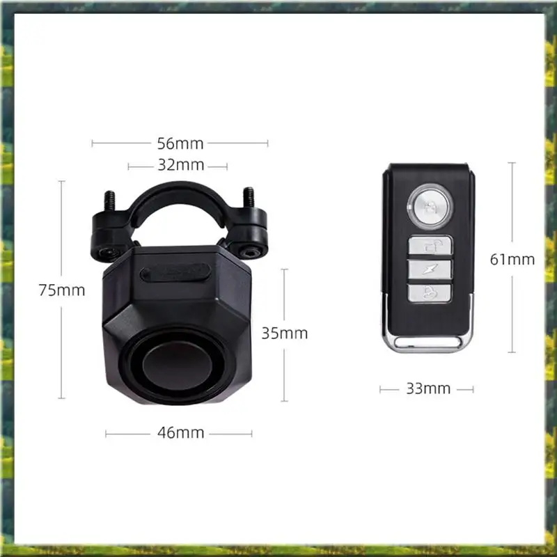 ABGZ Bicycle Alarm System Rechargeable, Anti-Theft Accessories,Vehicle Theft With Remote Control,Bicycle Lock
