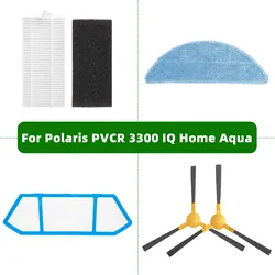 Compatible For Polaris PVCR 3300 IQ Home Aqua Vacuum Cleaner Hepa Filter Side Brush Mop Rag Replacement Spare Parts Accessories