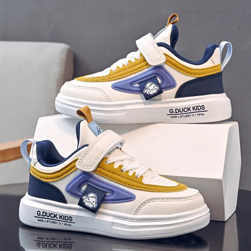 

White Blue Kids Sneakers Fashion Sport Shoes for Boys Girls Spring Luxury Design Casual Athletic Footwear Boys Shoes