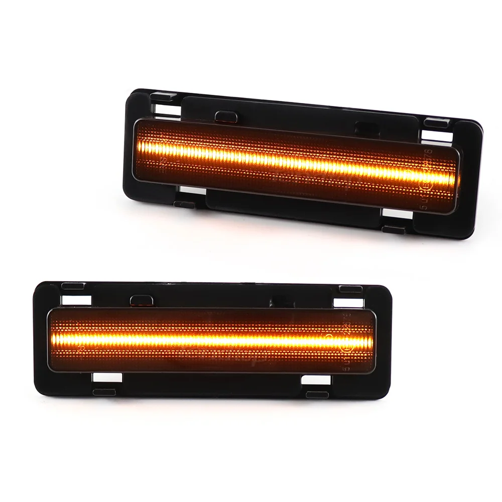 2Pcs LED Car Fender Flare Lamps For Pontiac Firebird 1985-1992 Front Side Marker Lamp Light OEM For 1985-1992 Chevy Camaro