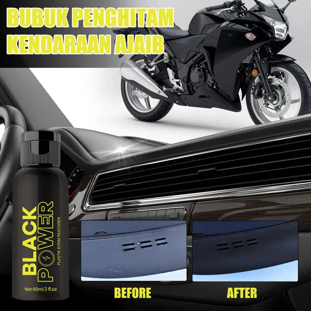 Effective Refurbish Plastic Cleaner Renovator Waterproof Plastic Refurbishing Agent Anti-scratch Motorcycle Supplies