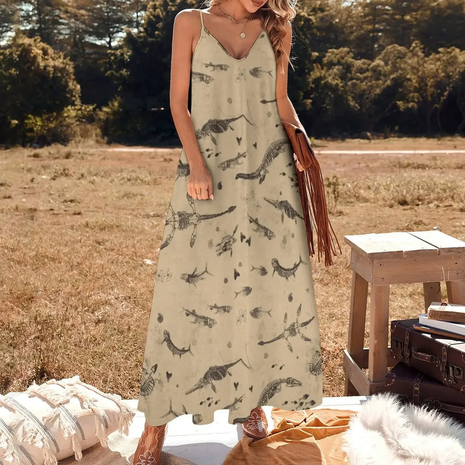 Creatures of the Western Interior Seaway Sleeveless Dress Casual dresses Woman dresses Dress