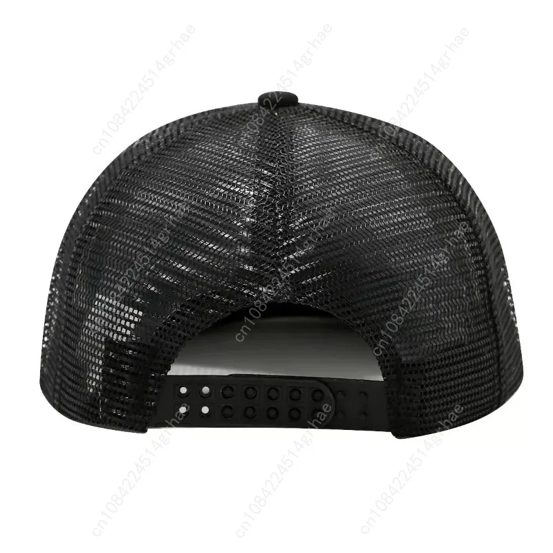 قبعة بيسبول شبكية لسائق الشاحنة الهيب هوب ذات سقف مسطح، قبعة بيسبول بحافة