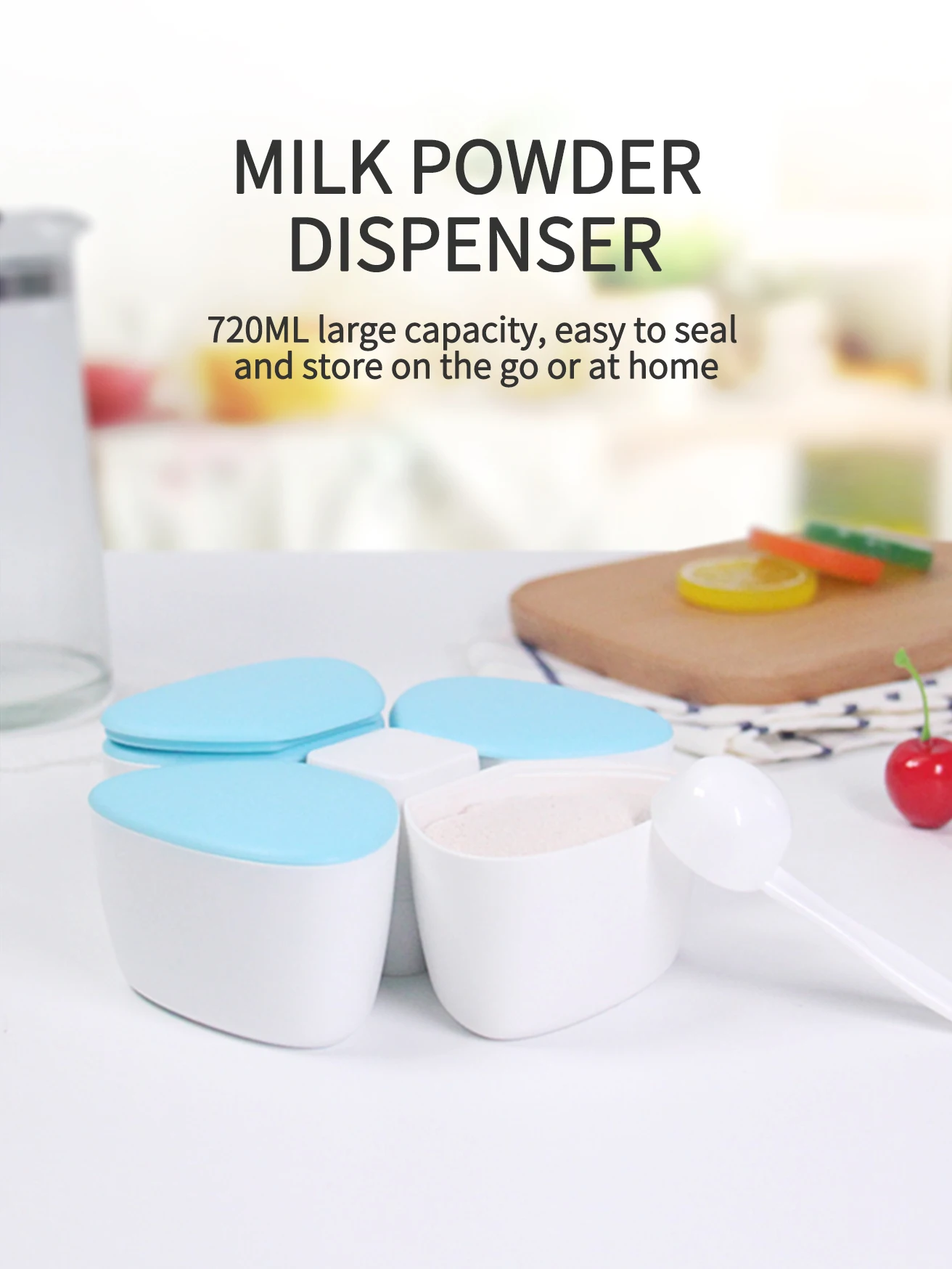 

Специальное предложение! 1 шт. Портативная детская коробка для сухого молока, герметичный контейнер для порошкового молока для новорожденных