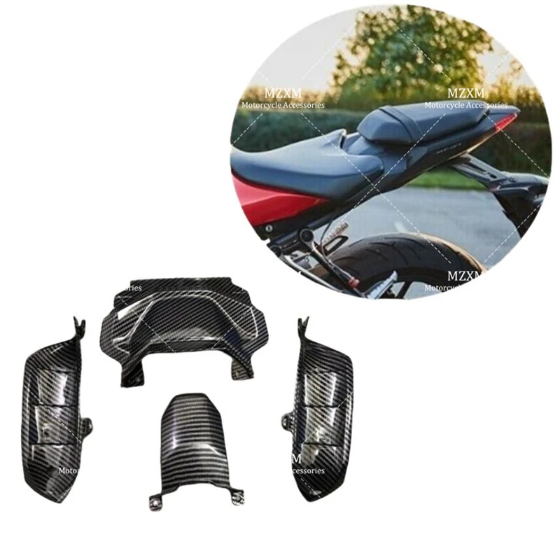 

Carbon Fiber coating Motorcycle Parts Rear Tail Fairing kit Fit For YAMAHA MT07 MT-07 FZ-07 FZ07 2012 2013 2014 2015 2016 2017