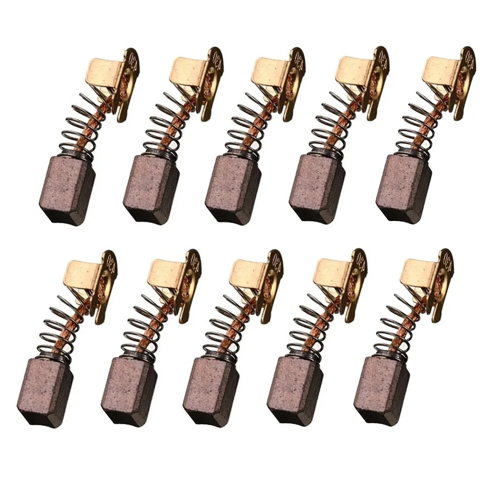 CB430 Carbon Brushes BHR200 Carbon Motor Brushes DGA452 10PCS 10x7x7mm Angle Grinder DGA452Z Replacement Part New
