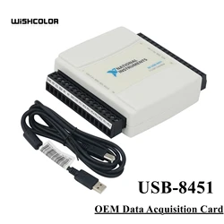 Wishcolor USB-8451 779553-01 OEM Data Acquisition Card DAQ USB w/ Data Cable Terminal I2C SPI Interface for NI