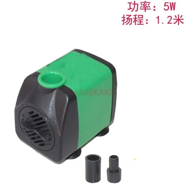 Variable frequency submersible pump 220V household silent small family box fish tank circulating submersible filter pump 5W