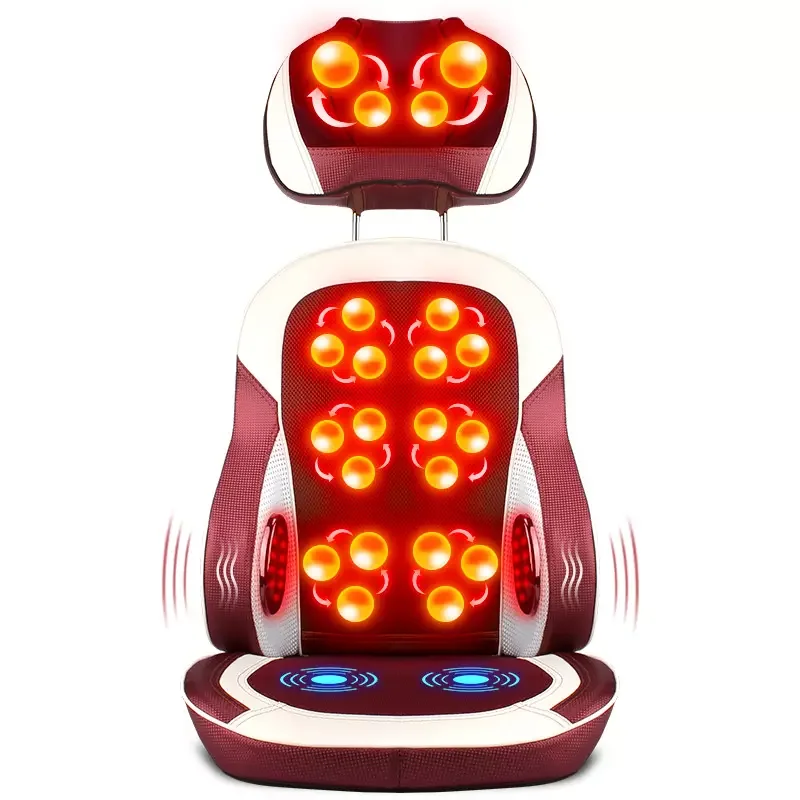 

Massage Chair2023 Phenitech Shiatsu Massage Cushion With Heat Massage Chair Pad Kneading Back Massager For Home Office Seat Us