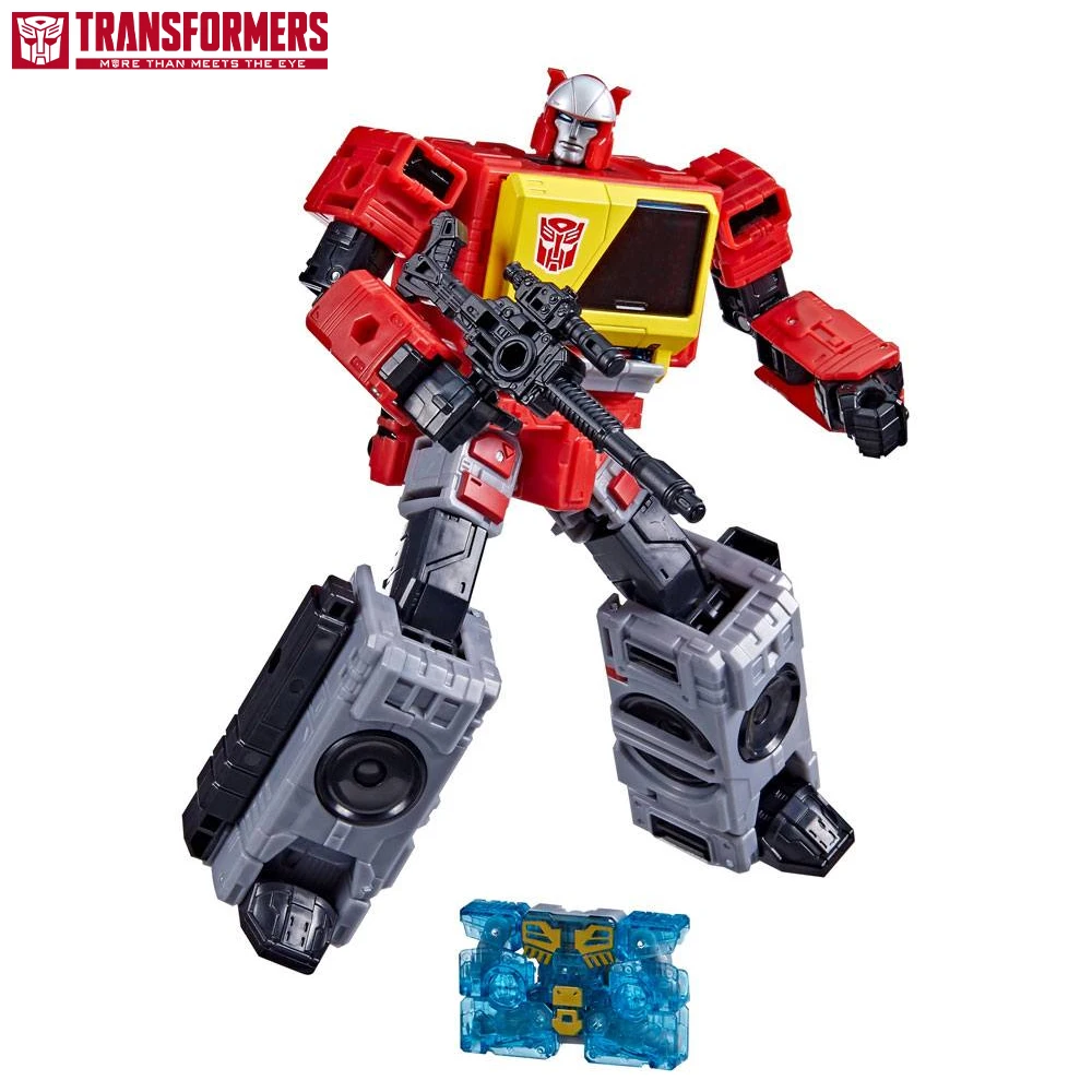 

Transformers Toys Generations War for Cybertron: Kingdom Voyager Wfc-K44 Autobot Blaster & Eject Action Figure 7-Inch Model Gift