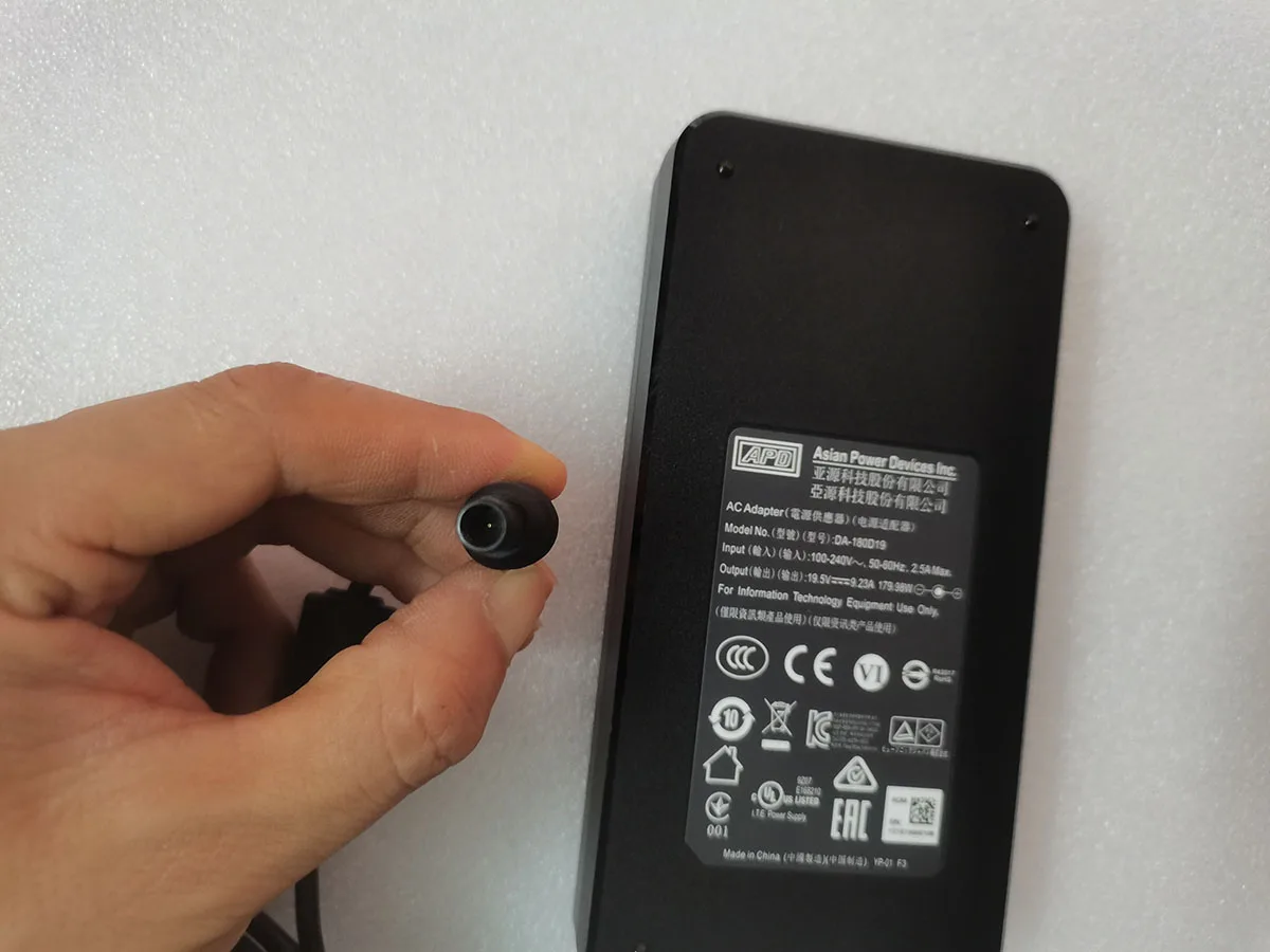 NEW OEM APD 180W 19.5V 9.23A DA-180D19 7.4mm AC Adapter For BenQ mobiuz ex2710u Monitor Genuine Charger