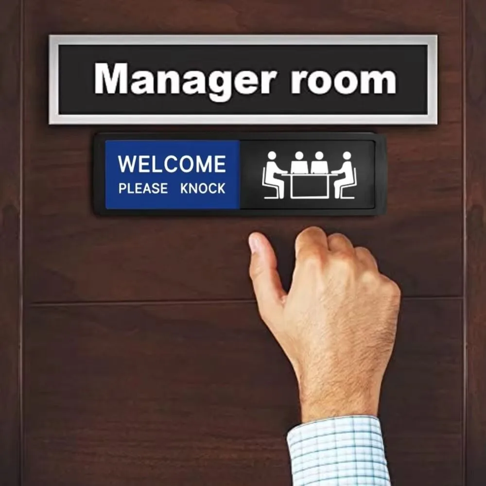 Clear Communication Privacy Sign WELCOME and DO NOT DISTURB Sign Plastic Sturdy Do Not Disturb Sign Stylish Door Hanger