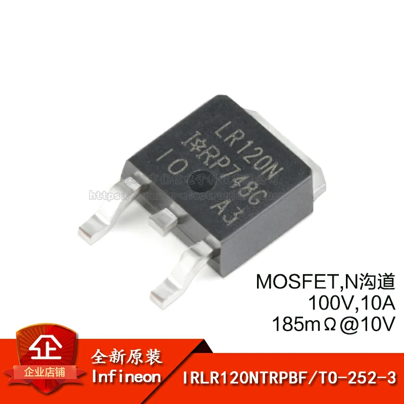 IRLR120NTRPBF TO-252-3 Original NOVO do MOSFET 100V/10A