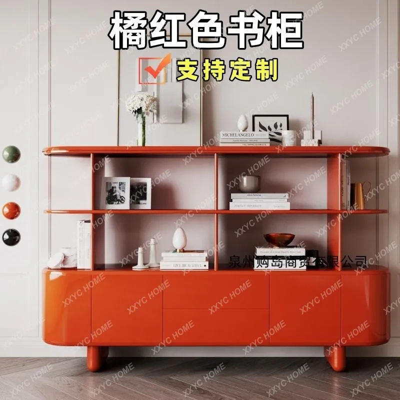 S1saa minimalist bookcase paint bookshelf multi-functional shelf
